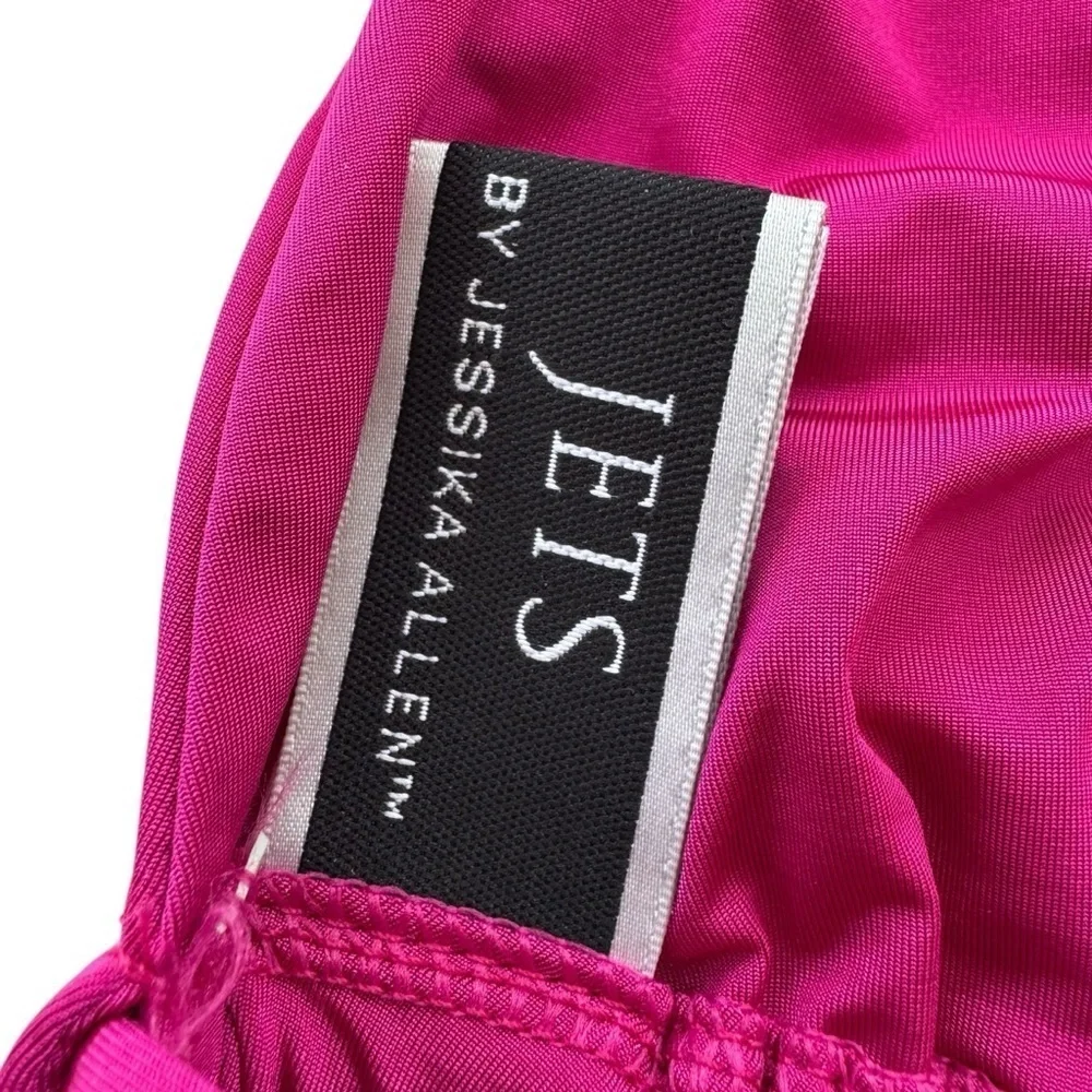 NEW Jets by Jessika Allen Bikini Set Magenta Pink Size 4
